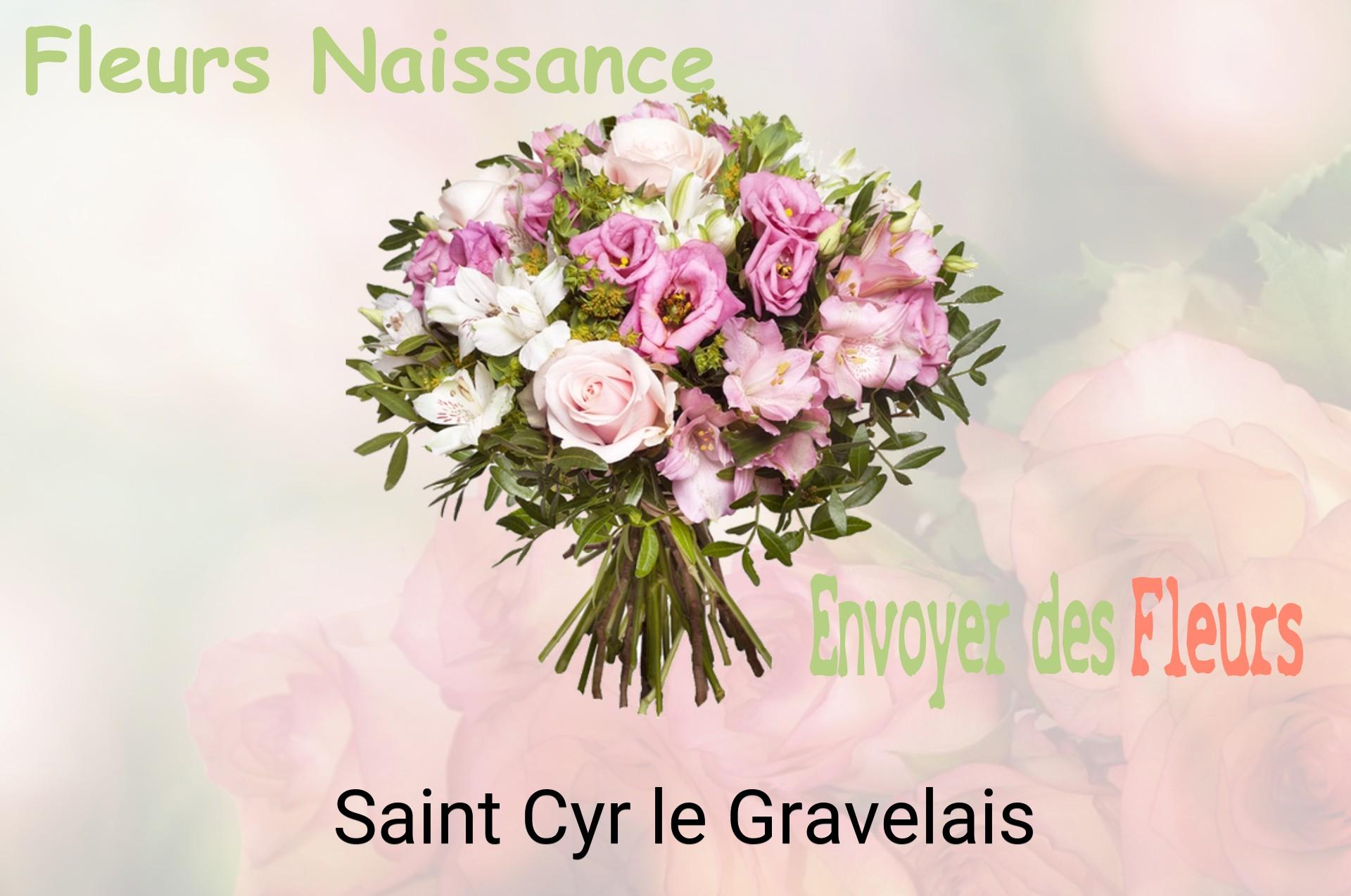 Bouquet de fleurs de naissance livré à Saint-Cyr-le-Gravelais